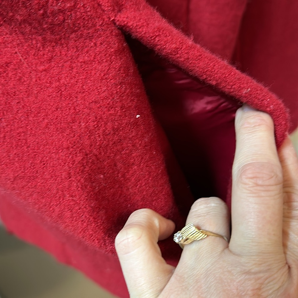 100% Wool Red Jacket - Picture 7 of 13